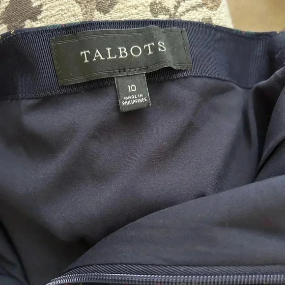 Talbots Plaid Wool Blend Skirt - Picture 8 of 8